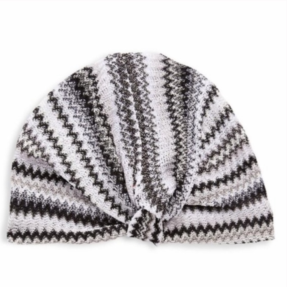 NEW NWT Missoni Black & White Turban